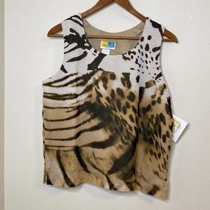 SeaSuns sleeveless blouse top size Small